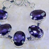 Am 1218c bracelet 1900 belle epoque amethyste violette pourpre bijou achat vente argent 925