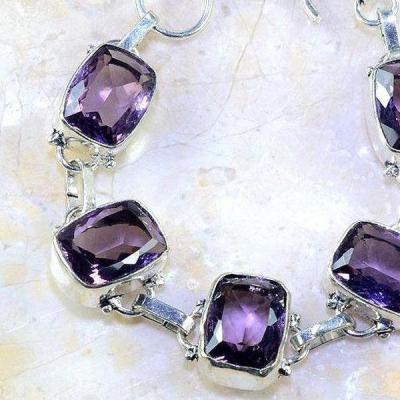 Am 1219b bracelet 1900 belle epoque amethyste violette pourpre bijou achat vente argent 925