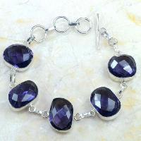 Am 1223a bracelet 1900 belle epoque amethyste violette pourpre bijou achat vente argent 925