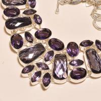 Am 1224b collier parure sautoir 1900 amethyste pourpre bijou achat vente