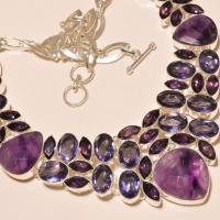 Am 1225c collier parure sautoir 1900 amethyste pourpre bijou achat vente