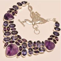 Am 1225d collier parure sautoir 1900 amethyste pourpre bijou achat vente