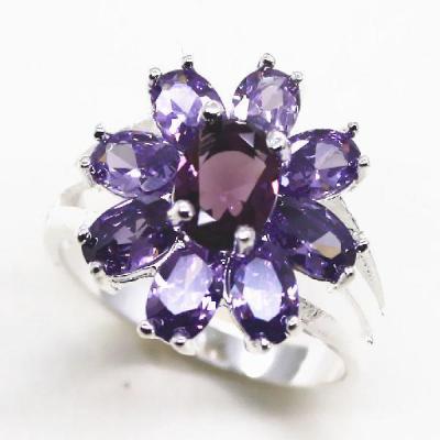 Am 1229a bague t55 fiancailles amethyste pourpre 1900 bijoux achat vente argent 925