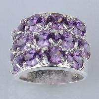 Am 1232a bague t58 fiancailles amethyste pourpre 1900 bijoux achat vente argent 925