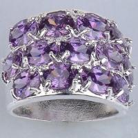 Am 1232c bague t58 fiancailles amethyste pourpre 1900 bijoux achat vente argent 925