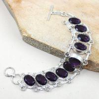 Am 1237d bracelet 1900 belle epoque amethyste violette pourpre bijou achat vente argent 925