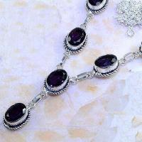 Am 1243b collier parure sautoir 1900 amethyste pourpre bijou achat vente