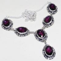 Am 1246a collier parure sautoir 1900 amethyste pourpre bijou achat vente