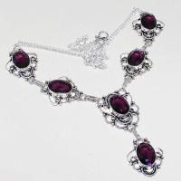 Am 1247a collier parure sautoir 1900 amethyste pourpre bijou achat vente