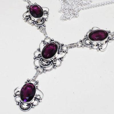 Am 1247b collier parure sautoir 1900 amethyste pourpre bijou achat vente