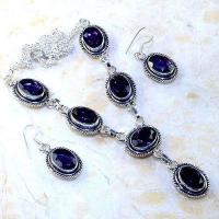 Am 1250a parure collier boucles 1900 amethyste pourpre bijou achat vente