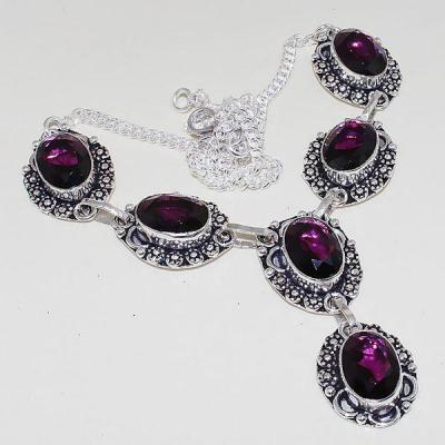 Am 1251a collier parure sautoir 1900 amethyste pourpre bijou achat vente