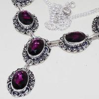 Am 1251b collier parure sautoir 1900 amethyste pourpre bijou achat vente