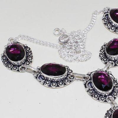 Am 1251a collier parure sautoir 1900 amethyste pourpre bijou achat vente