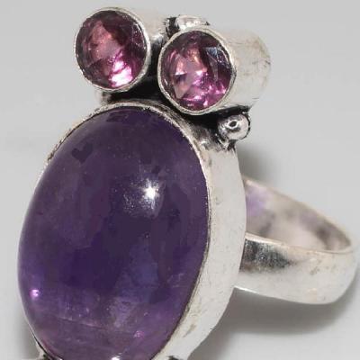 Am 1269a bague medievale amethyste violet 1900 bijoux achat vente argent 925