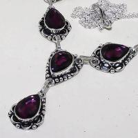 Am 1272b collier parure sautoir 1900 amethyste pourpre bijou achat vente