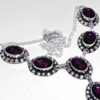 Am 1273c collier parure sautoir 1900 amethyste pourpre bijou achat vente