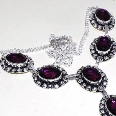 Am 1273a collier parure sautoir 1900 amethyste pourpre bijou achat vente 1