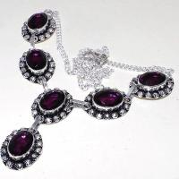 Am 1273d collier parure sautoir 1900 amethyste pourpre bijou achat vente