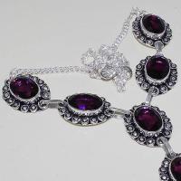 Am 1277c collier parure sautoir 1900 amethyste pourpre bijou achat vente