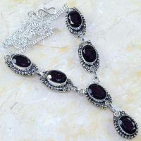 Am 1282a collier parure sautoir 1900 amethyste pourpre bijou achat vente