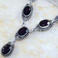 Am 1282b collier parure sautoir 1900 amethyste pourpre bijou achat vente