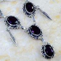 Am 1283c collier parure sautoir 1900 amethyste pourpre bijou achat vente