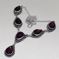 Am 1285d collier parure sautoir 1900 amethyste pourpre bijou achat vente