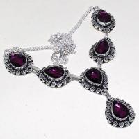 Am 1286a collier parure sautoir 1900 amethyste pourpre bijou achat vente