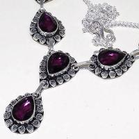 Am 1286b collier parure sautoir 1900 amethyste pourpre bijou achat vente