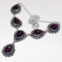 Am 1286d collier parure sautoir 1900 amethyste pourpre bijou achat vente