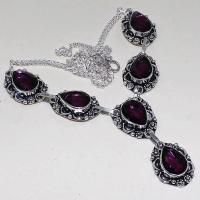 Am 1287a collier parure sautoir 1900 amethyste pourpre bijou achat vente