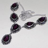 Am 1287d collier parure sautoir 1900 amethyste pourpre bijou achat vente