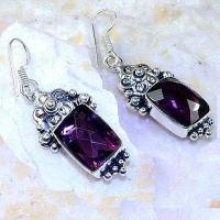 Am 1304c parure collier boucles 1900 amethyste pourpre bijou achat vente