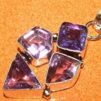 Am 1307c pendentif pendant amethyste pourpre bijou argent 925 achat vente