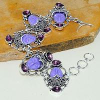 Am 1322a bracelet bouddha gothique amethyste pourpre bijou achat vente