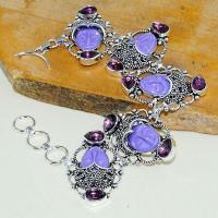 Am 1322d bracelet bouddha gothique amethyste pourpre bijou achat vente