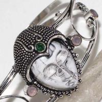 Am 1337c bracelet torque bouddha amethyste violet 1900 bijoux achat vente argent 925