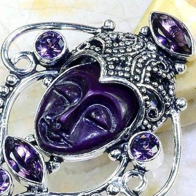 Am 1343c bague chevaliere t53 bouddha amethyste violet 1900 bijoux achat vente argent 925