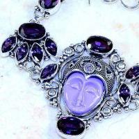Am 1345b bracelet bouddha amethyste violet citrine grenat 1900 bijoux achat vente argent 925