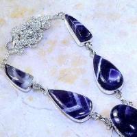 Am 1367c collier parure sautoir 1900 amethyste pourpre bijou argent 925 achat vente