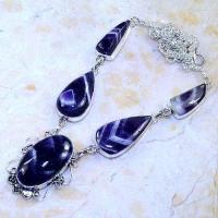 Am 1367d collier parure sautoir 1900 amethyste pourpre bijou argent 925 achat vente