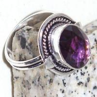 Am 1388c bague chevaliere t58 10x15mm amethyste pourpre violet 1900 achat vente argent 925