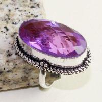 Am 1391b bague chevaliere t59 16x30mm amethyste pourpre violet 1900 achat vente argent 925