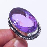 Am 1418a bague chevaliere t59 18x25mm amethyste pourpre violet 1900 achat vente argent 925