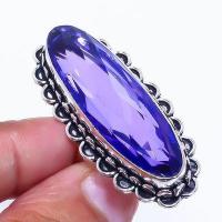 Am 1419a bague chevaliere t56 13x40mm amethyste pourpre violet 1900 achat vente argent 925