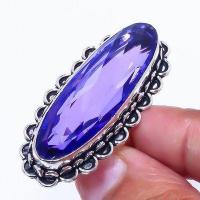 Am 1419b bague chevaliere t56 13x40mm amethyste pourpre violet 1900 achat vente argent 925