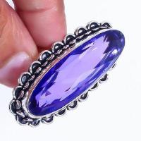 Am 1419c bague chevaliere t56 13x40mm amethyste pourpre violet 1900 achat vente argent 925