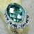 Am 2039b bague t56 amethyste verte bijou achat vente argent 925