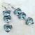 Am 3000a boucles oreilles aigue marine bleue bijou achat vente argent 925